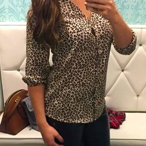 Women’s Maurice’s Animal Print‎ Blouse Size XS